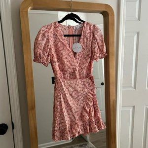 Petal & Pup Pink Daisy Mini Dress